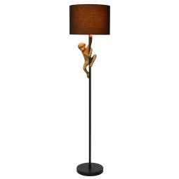 Chimp vloerlamp zwart