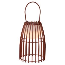 Fjara tafellamp LED oplaadbaar buiten IP44 roest bruin