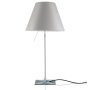 Costanza tafellamp telescopisch met schakelaar aluminium/Mistic White