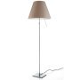 Costanza vloerlamp telescopisch met schakelaar aluminium/Shaded Stone