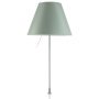 Costanzina tafellamp met schroefbevestiging aluminium/Comfort Green