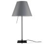 Costanzina tafellamp zwart/Concrete Grey