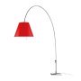 Lady Costanza booglamp met dimmer aluminium/Primary Red