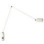 Daphine bureaulamp met tafelschroef matt white