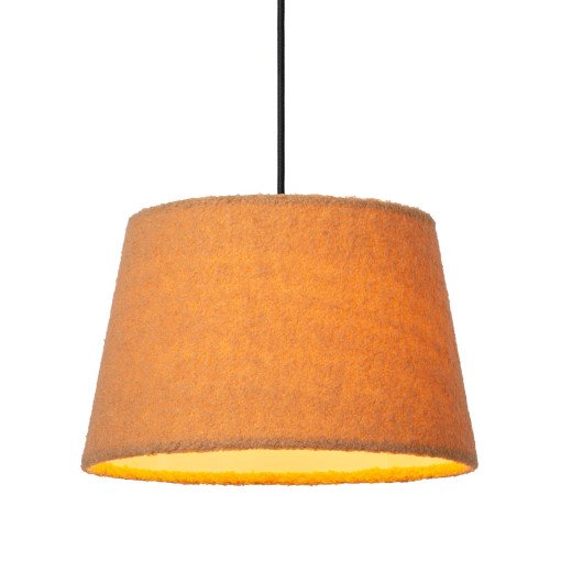 Woolly hanglamp okergeel