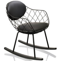 Piña Rocking Chair schommelstoel zwart