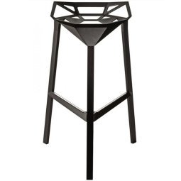 Stool One barkruk medium zwart