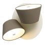 Tam Tam A2 wandlamp halfmat bruingrijs