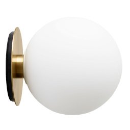 TR Bulb plafond- en wandlamp mat messing