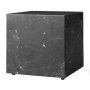 Plinth Cubic bijzettafel 40x40 Marquina marmer zwart