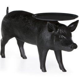 Pig bijzettafel 167x60 zwart