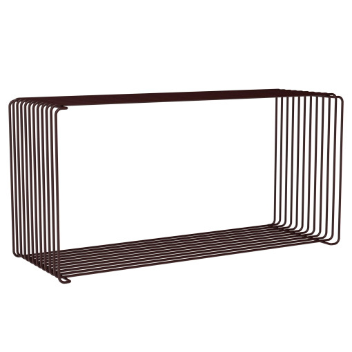 Panton Wire Wandkast High D25,7 Black Red