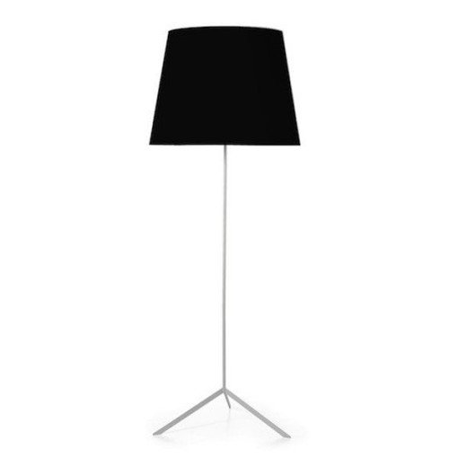 Double Shade vloerlamp zwart