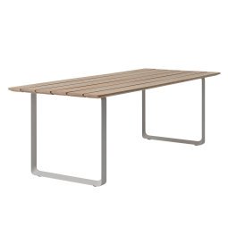 70/70 tuintafel 225x90 grijs