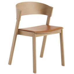 Cover Side Chair Eetkamerstoel leer cognac