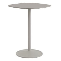 Soft Café tafel 70x70x95 Grey Linoleum