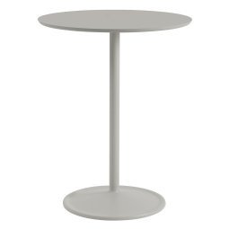 Soft Café tafel Ø75x95 Grey Linoleum