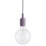 E27 hanglamp LED dusty lilac