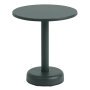 Linear Steel salontafel Ø42 Dark Green