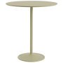 Soft eettafel Ø95x105 Beige Green Laminate