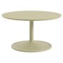 Soft salontafel Ø75x42 Beige Green Laminate