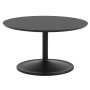 Soft salontafel Ø75x42 Black Nanolaminate