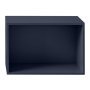 Stacked 2.0 kast met backboard large donkerblauw