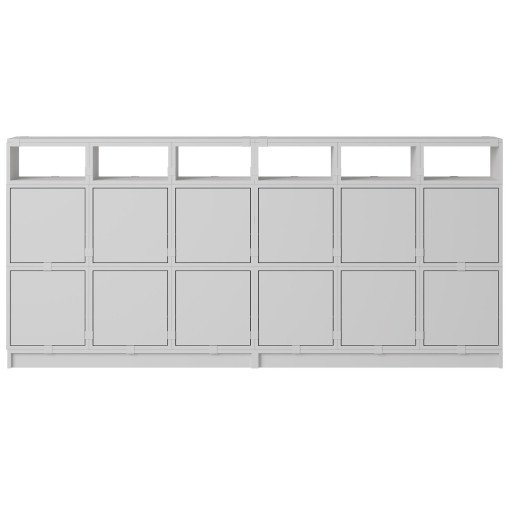 Stacked 2.0 sideboard configuratie 1 grijs