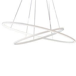 Ellisse Double hanglamp LED wit