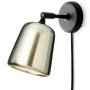 Material wandlamp geel staal