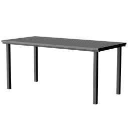 19 outdoors tafel 167.5x80.5 zwart