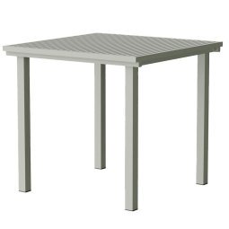 19 outdoors tafel 80.5x80.5 grijs