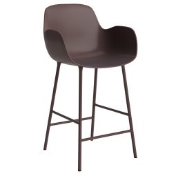 Form Armchair barkruk 75cm brown