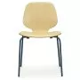 My Chair stoel essenhout donkerblauw onderstel