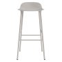 Form Barstool barkruk 75 cm met stalen onderstel warm grijs