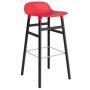 Form Barstool barkruk 75cm met zwart onderstel felrood