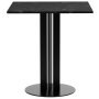 Scala Café tafel 70x70 zwart marmer