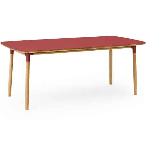 Form Table tafel rood 200x95