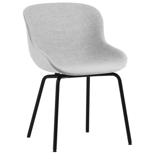 Hyg gestoffeerde stoel zwart staal Synergy Grey