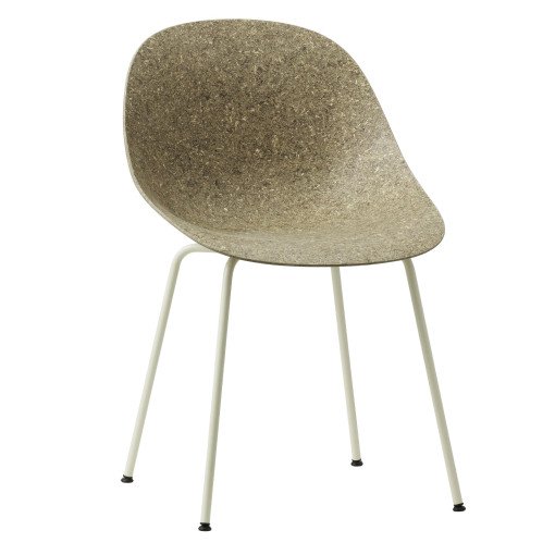 Mat Chair stoel Seaweed Cream Steel