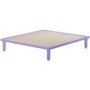 Kaya bed 180x200 beuken lila