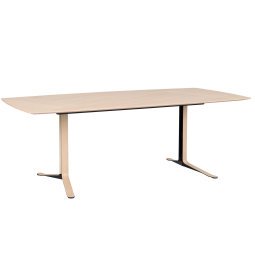 Fusion uitschuifbare eettafel 175x95 light oak, intasia