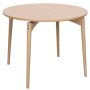 Aeris uitschuifbare eettafel 122 light oak