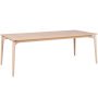 Aeris uitschuifbare eettafel 220x95 solid oak