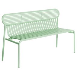 Week-end tuinbank met rugleuning Mint Green