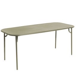 Week-end tuintafel 180x85 jade green