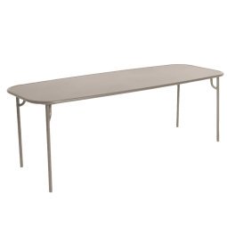 Week-end tuintafel 220x85 met dicht blad dune