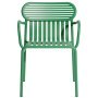 Week-end tuinstoel met armleuningen Mint green