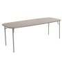 Week-end tuintafel 220x85 met dicht blad dune