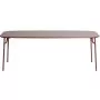 Week-end tuintafel 220x85 Brown Red